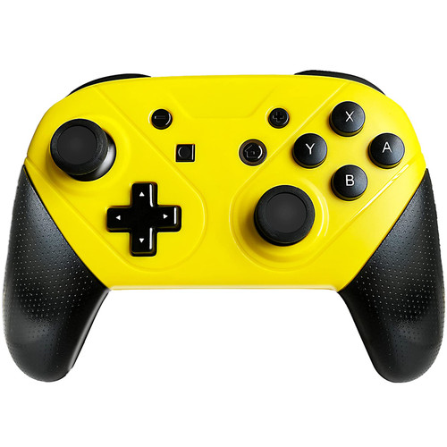 Switch Controller, Switch Pro Controller, Pro Controller Switch, Wireless Switch Controller for Switch/Lite/OLED Remote Gamepad Joystick with Motion Control/Dual Vibration/Wake up/NFC, Yellow/Black