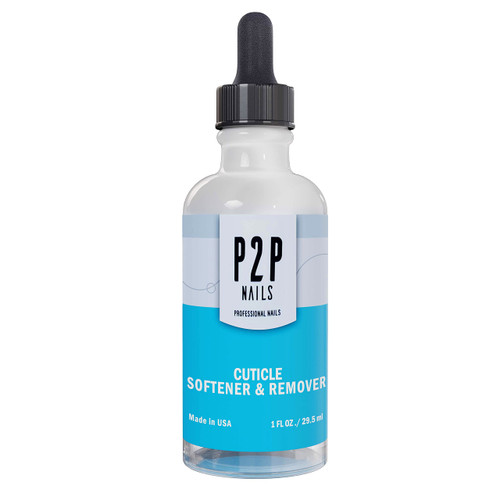 P2P Cuticle Softener & Remover - Professional Pedicure & Manicure Nail Cuticle Repair Care Treatment - Instantly Removes Dead Skin