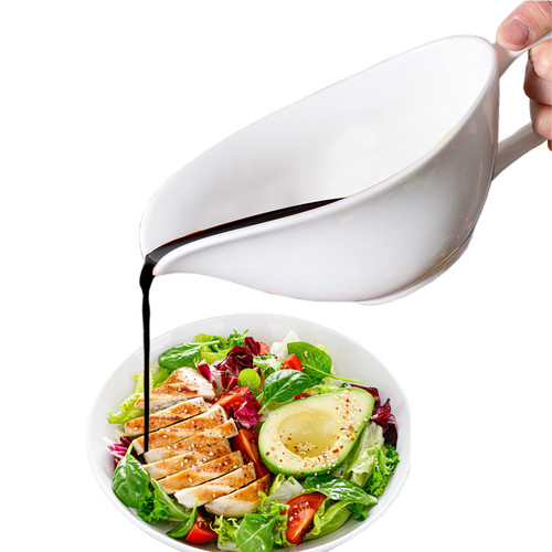HPYNPES Large 17 Oz Porcelain Gravy Boat with Large Pour and Fewer Drips For Gravy, Warming Sauces, Salad Dressings, Milk, More HPYNPES Large 17 Oz Porcelain Gravy Boat with Large Pour and Fewer Drips For Gravy, Warming Sauces, Salad Dressings, Milk, More