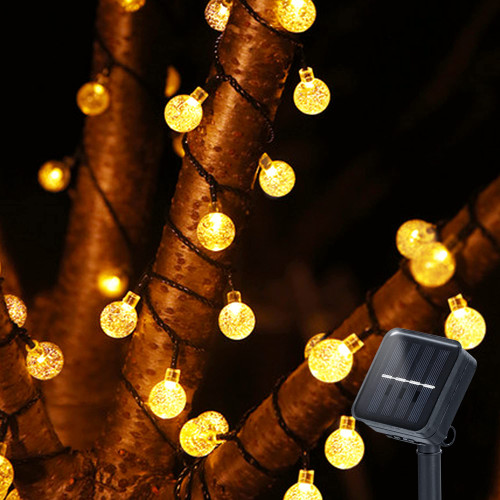 beenSOLE Solar String Lights Outdoor, 30.6ft 50 LED Crystal Globe Cafe Lights with 8 Lighting Modes, Waterproof Solar Powered Patio Lights for Outdoor Garden Yard Porch Party Decor (Warm White) beenSOLE Solar String Lights Outdoor, 30.6ft 50 LED Crystal Globe Cafe Lights with 8 Lighting Modes, Waterproof Solar Powered Patio Lights for Outdoor Garden Yard Porch Party Decor (Warm White)