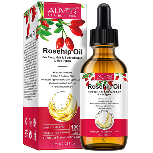 JGSKNE Rosehip Oil - Rosehip Oil For Face, Rosehip Seed Oil Pure Cold Pressed Unrefined RoseHip Oil For Face Hair And Nails Rose Hips Essential Oil Skin Care Moisturizer JGSKNE Rosehip Oil - Rosehip Oil For Face, Rosehip Seed Oil Pure Cold Pressed Unrefined RoseHip Oil For Face Hair And Nails Rose Hips Essential Oil Skin Care Moisturizer