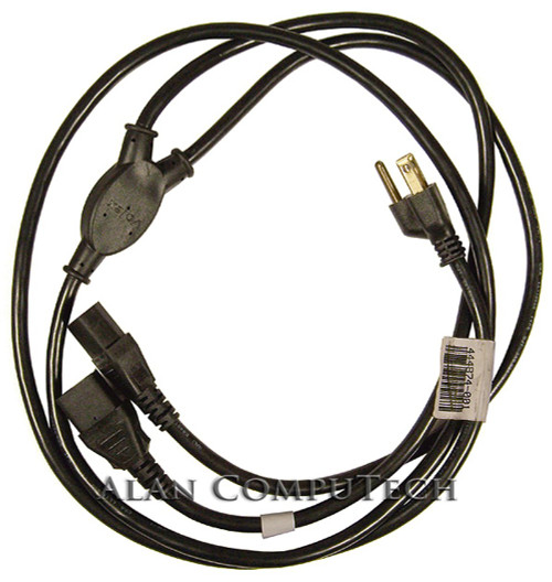 Volex HP Duo 10a 125v 6ft Y Power Cord E62405SP-SMI Y Type Black Cable Bulk