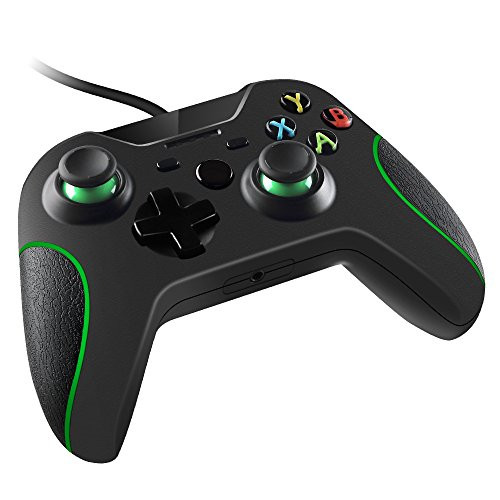 Xbox One Controller,Dotca RN03 Wired Gamepad Joystick for Xbox One & PC Windows(Third Party Product)-Black