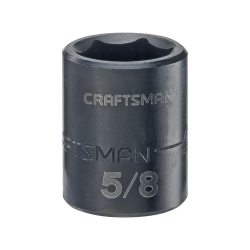 CRAFTSMAN Impact Socket, Shallow, SAE, 3/8 in. Drive, 5/8 in. (CMMT15836)