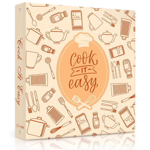 Recipe Binder 8.5x11 3 Ring, Recipe Book to Write in Your own Recipes, Family Recipe Binder Full Page with Plastic Sleeves for Cooking Gifts (Kitchen Utensils, Full-Page) Recipe Binder 8.5x11 3 Ring, Recipe Book to Write in Your own Recipes, Family Recipe Binder Full Page with Plastic Sleeves for Cooking Gifts (Kitchen Utensils, Full-Page)
