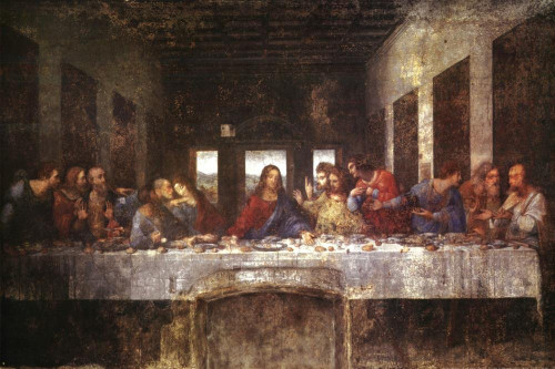 The Last Supper, c. 1498 Poster by Leonardo da Vinci 36 x 24in