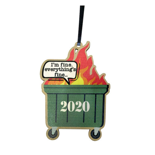 Dumpster Fire Christmas Ornament Christmas Tree Wooden Pendants Hanging Decoration Signs Beatiful Ornament Pendant Crystal for Car Dumpster Fire Christmas Ornament Christmas Tree Wooden Pendants Hanging Decoration Signs Beatiful Ornament Pendant Crystal for Car