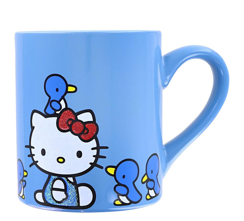 Silver Buffalo Sanrio Hello Kitty Blue Sparkles Ceramic Mug | BPA-Free Coffee Cup For Espresso, Tea | Holds 14 Ounces Silver Buffalo Sanrio Hello Kitty Blue Sparkles Ceramic Mug | BPA-Free Coffee Cup For Espresso, Tea | Holds 14 Ounces