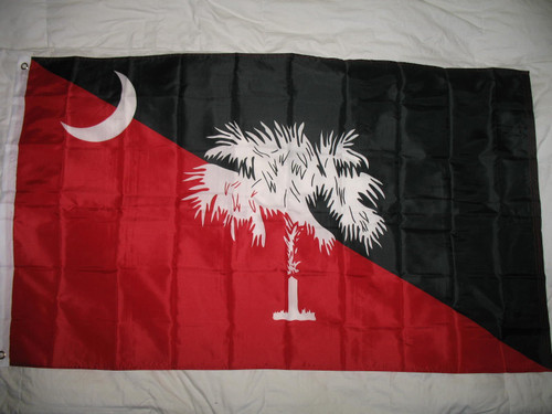 3X5 State Of South Carolina Garnet Black Flag 3'X5' House Banner Grommets 3X5 State Of South Carolina Garnet Black Flag 3'X5' House Banner Grommets