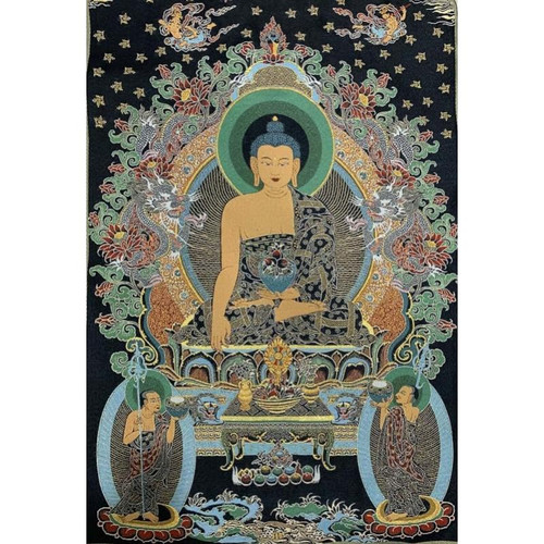 Fengshui Silk Embroidery Tibetan Thangka Buddhism Sakyamuni Buddha Tangka Yoga Buddhist Tapestry Wall Hanging Wall Art Home Decor Tapestry Meditation Fengshui Silk Embroidery Tibetan Thangka Buddhism Sakyamuni Buddha Tangka Yoga Buddhist Tapestry Wall Hanging Wall Art Home Decor Tapestry Meditation