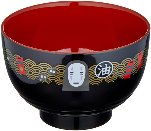 Studio Ghibli via Bandai Skater - Spirited Away - No Face Traditional Japanese Lacquer Ware - Small Bowl, Skater Official Studio Ghibli Merchandise