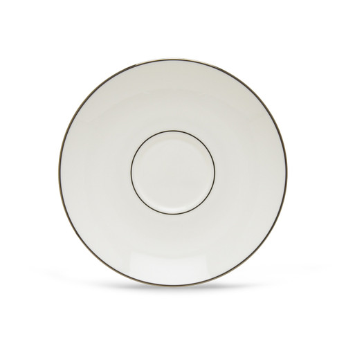 Lenox Saucer Continental Dining Platinum, White