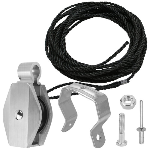 Extension Ladder Rope & Pulley Kit Compatible with Werner Aluminum Extension Ladder & Fiberglass Extension Ladders Replacement for Werner 31-12 Pulley Kit and AC30-2 Extension Ladder Rope Extension Ladder Rope & Pulley Kit Compatible with Werner Aluminum Extension Ladder & Fiberglass Extension Ladders Replacement for Werner 31-12 Pulley Kit and AC30-2 Extension Ladder Rope