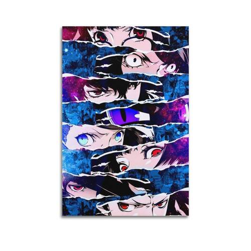 DEVINK Persona 5 Eyes Poster Decorative Painting Canvas Wall Posters And Art Picture Print Modern Family Bedroom Decor Posters 16x24inch(40x60cm) DEVINK Persona 5 Eyes Poster Decorative Painting Canvas Wall Posters And Art Picture Print Modern Family Bedroom Decor Posters 16x24inch(40x60cm)