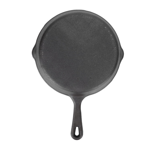 VTOSEN Cast Iron Skillet, Even Heat Spread Cast Iron Frying Pan,Pre Seasoned Easy Cooking Cast Iron Pan Nonstick Cookware with Side drip lips for Grill Oven Broiler (10CM????)