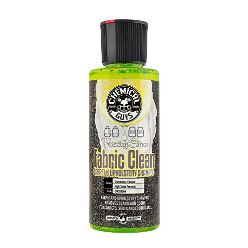 Chemical Guys CWS20304 Foaming Citrus Fabric Clean Carpet & Upholstery Shampoo (4 oz), 4 fl. oz, 1 Pack