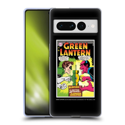 Head Case Designs Officially Licensed Green Lantern DC Comics Sinestro Comic Book Covers Soft Gel Case Compatible with Google Pixel 7 Pro