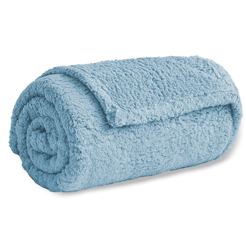 GONAAP Sherpa Fleece Throw Blanket Plush Fluffy Cozy Lightweight Blanket for Bed Sofa Couch Travel (Throw(50"x60"), Lake Blue) GONAAP Sherpa Fleece Throw Blanket Plush Fluffy Cozy Lightweight Blanket for Bed Sofa Couch Travel (Throw(50"x60"), Lake Blue)