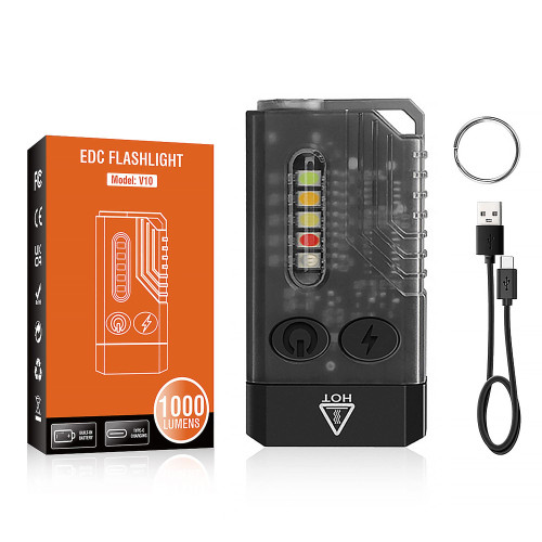FelRelWel 1000 Lumens Keychain Flashlight,EDC Flashlight with COB Side Light Magnet Buzzer,Portable Pocket Flashlight,14 Light Modes,USB C Rechargeable,Mini Handheld Flashlight for Outdoor Emergency FelRelWel 1000 Lumens Keychain Flashlight,EDC Flashlight with COB Side Light Magnet Buzzer,Portable Pocket Flashlight,14 Light Modes,USB C Rechargeable,Mini Handheld Flashlight for Outdoor Emergency