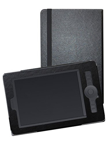 Wacom Intuos Pro PTH451 Case,Mama Mouth Slim-Book Folio Folding Carry PU Leather Cover for Wacom Intuos Pro Small PTH451 Graphics Tablet,Black