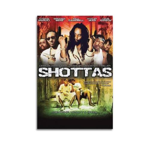 Shottas Movie Poster Decorative Painting Canvas Wall Posters And Art Picture Print Modern Family Bedroom Decor Posters 12x18inch(30x45cm)