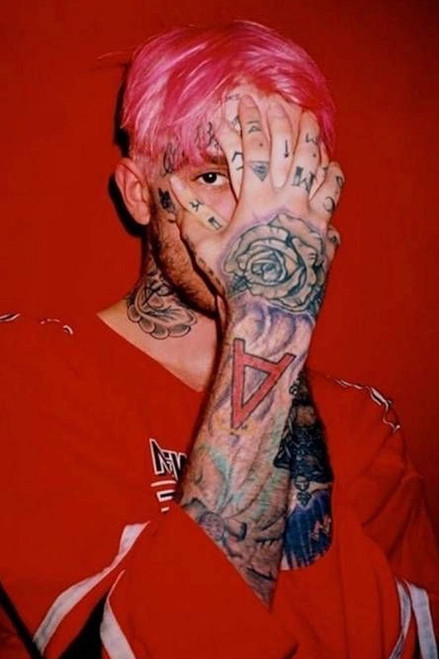 elixir design Lil Peep Rapper Concert Tour Wall Art 12X18 inches Poster Rolled