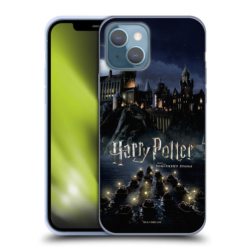Head Case Designs Officially Licensed Harry Potter Castle Sorcerer's Stone II Soft Gel Case Compatible with Apple iPhone 13