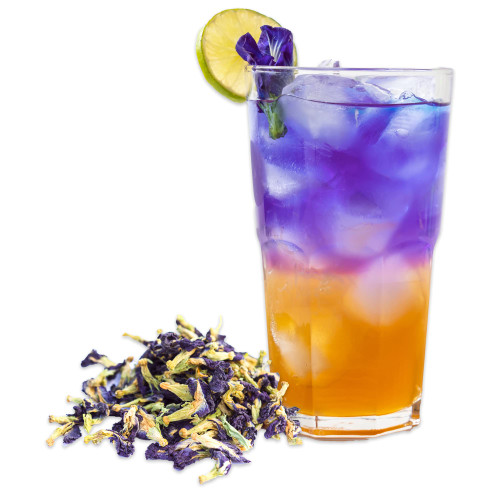 Shangri-La Tea Company Butterfly Pea Flower, Loose Leaf Tea, Dried Pea Flowers, All Natural, Herbal Decaf, 2 Oz Shangri-La Tea Company Butterfly Pea Flower, Loose Leaf Tea, Dried Pea Flowers, All Natural, Herbal Decaf, 2 Oz