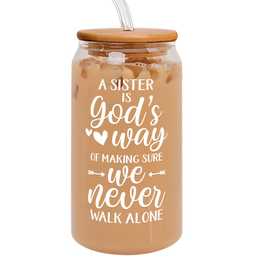 Sister Gifts from Sister - Gifts for Sister, Sister Gifts for Women - Sister Birthday Gift Ideas, Birthday Gifts for Sister, Sister Birthday Gifts from Sister - Big Sister Gift - Can Glass for Sister Sister Gifts from Sister - Gifts for Sister, Sister Gifts for Women - Sister Birthday Gift Ideas, Birthday Gifts for Sister, Sister Birthday Gifts from Sister - Big Sister Gift - Can Glass for Sister
