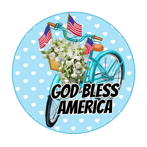 Bedroom Memorial Day Home Decor Wall Sticker Murals 4th of July God Bless America Reusable Wall Decal for Teen Room Nursery Laptop Outdoors Vinyl