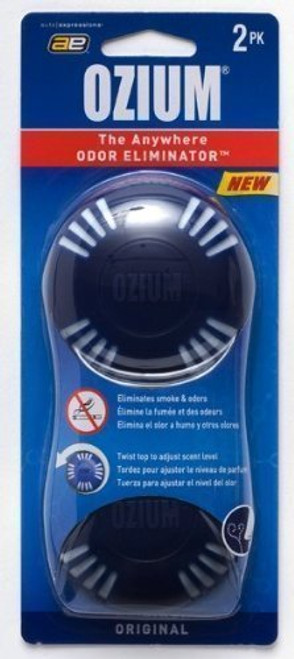 Ozium Smoke & Odors Eliminator Disk. Home, Office and Car Air Freshener, Original Scent