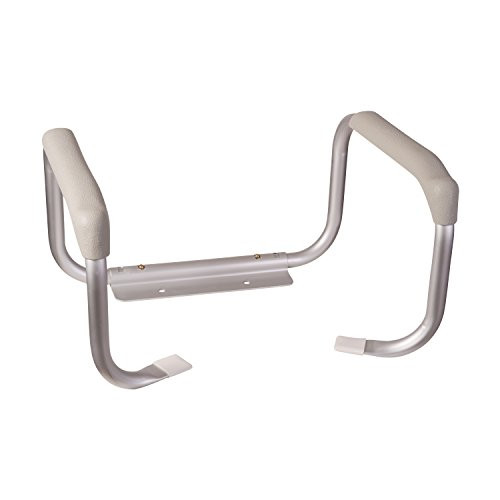 DMI Toilet Safety Rails, Toilet Safety Frame, White