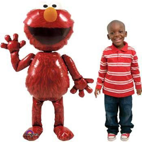 Mayflower Distributing Elmo AirWalker 54" Foil Balloon,Red,Supersize Mayflower Distributing Elmo AirWalker 54" Foil Balloon,Red,Supersize