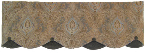 RLF HOME Montana Petticoat Valance, Nutmeg