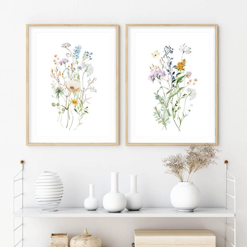 FEOFTIE Flower Wall Art Flower Poster Floral Wall Art Floral Prints Wildflower Wall Art Flower Painting Botanical Prints Floral Artwork Wall Decor Flower Market Wall Art 12x16 Inchx2 Unframed FEOFTIE Flower Wall Art Flower Poster Floral Wall Art Floral Prints Wildflower Wall Art Flower Painting Botanical Prints Floral Artwork Wall Decor Flower Market Wall Art 12x16 Inchx2 Unframed