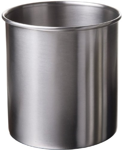 Amco Large Stainless Steel Utensil Crock, 4-Quart