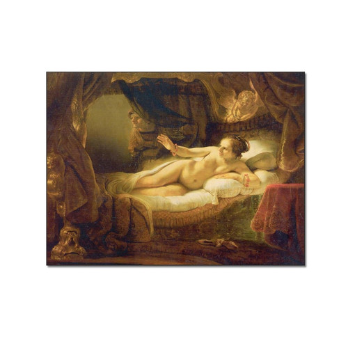 THAELY Rembrandt Art Poster Danae Vintage Painting Canvas Home Wall Decor Canvas Painting Wall Art Poster for Bedroom Living Room Decor 20x26inch(51x66cm) Unframe-style
