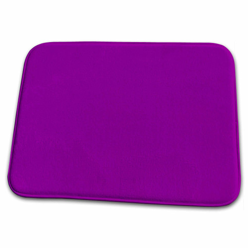 3dRose Kultjers Colors - Color dark magenta - Dish Drying Mats (ddm-284778-1)