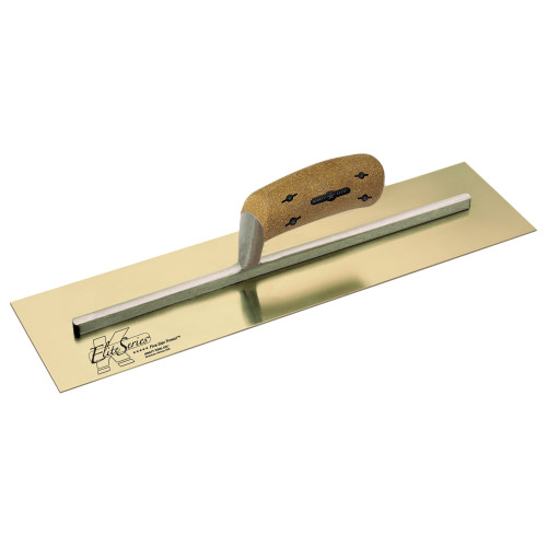 Kraft Tool CFE543K 14"x5" Elite Series Five Star Golden SS Finish Trowel w/Cork Handle