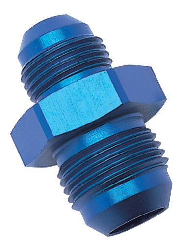 Edelbrock/Russell 661750 Blue Anodized Aluminum -3AN to -4AN Flare Reducer Fitting