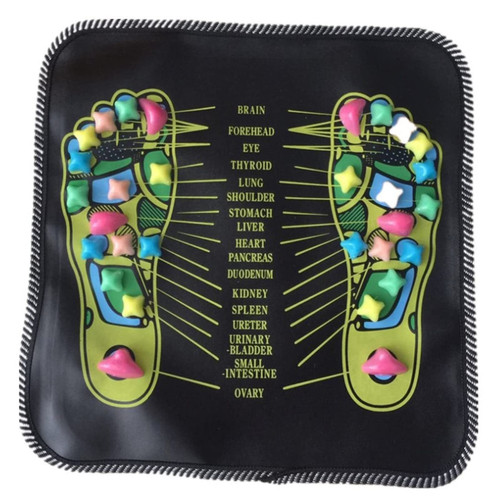 TEONEI Foot Massage Stone Mat,Reflexology Walk Stone Foot Massager Mat,Acupressure Foot Pad,Foot Circulation Massager TEONEI Foot Massage Stone Mat,Reflexology Walk Stone Foot Massager Mat,Acupressure Foot Pad,Foot Circulation Massager