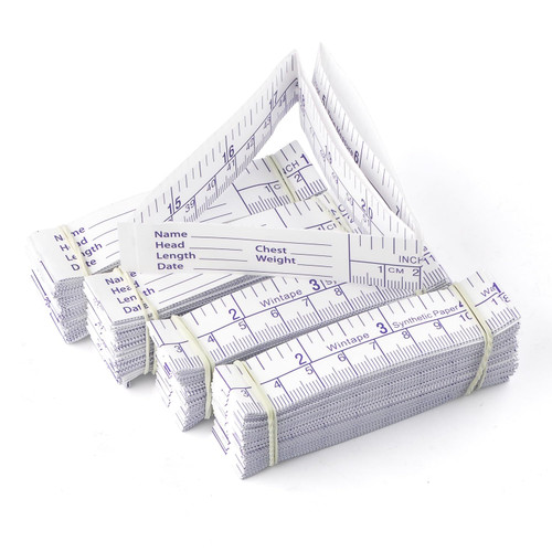 VAXATO (Pack of 100) 24Inch/60CM Paper Tape Measure, Disposable Wound Measuring Rulers?Educare Measuring Tape, Wound Measurement Tools, Medical Measurement Ruler