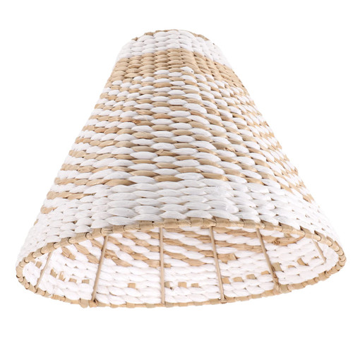 BETOOKY Lampshade Rattan Lamp Shade Woven Lamp Shade Decorative Light Bulbs Vintage Paper Lampshade Decorative Lampshade Ratten Pendant Shade Lamp Shade Cover Drum Lampshade Lamp Accessory