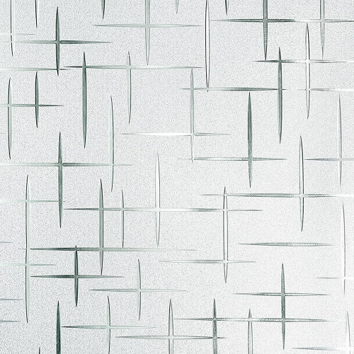 Frosted Window Film Non-Adhesive, Frosting Privacy Film for Glass Windows, Self Static-Cling Decorative Window Cling for Home Office UV Protection Cross Pattern (11.8" x 78.7") Frosted Window Film Non-Adhesive, Frosting Privacy Film for Glass Windows, Self Static-Cling Decorative Window Cling for Home Office UV Protection Cross Pattern (11.8" x 78.7")