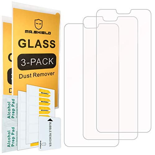 [3-Pack]- Mr Shield for Huawei Honor 8X [Tempered Glass] Screen Protector [Japan Glass with 9H Hardness] with Lifetime Replacement Warranty