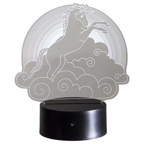 Pacific Giftware LED Light 3D Unicorn Decorative Sign Home Decor