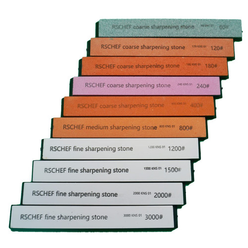 10Pcs Knife Sharpening Kit, Professional Sharpening Stones, Knife Sharpening System, Whetstone Set for Ruixin with Base?60/120/180/240/400/800/1200/1500/2000/3000 Grit?