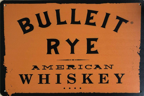 UNBARD Metal Tin Signs Vintage BULLEIT Whiskey Wall Decoration 8x12 Inch Tin Sign Retro Decoration Sign Home Bar UNBARD Metal Tin Signs Vintage BULLEIT Whiskey Wall Decoration 8x12 Inch Tin Sign Retro Decoration Sign Home Bar