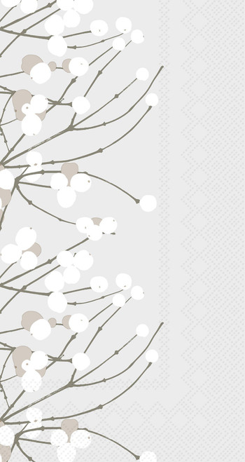 Ideal Home Range 32 Count 3-Ply Paper Guest Towel Napkins, Marimekko Collection (Lumimarja)