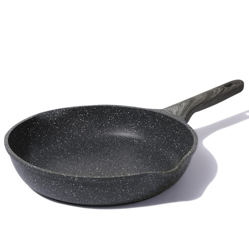 KOLEX Nonstick Frying Pan Skillet, 9.5-Inch Non Stick Granite Egg Pan Omelet Pans, Healthy Stone Cookware Chef's Pan, Dishwasher Safe, PFOA Free, Induction Compatible (Classic Granite, 9.5-Inch)